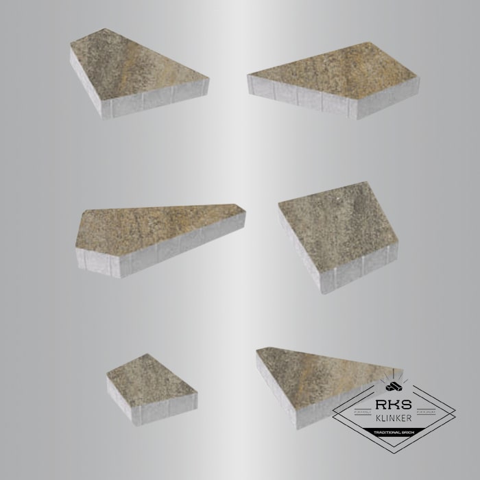 Тротуарная плитка ОРИГАМИ - Б.4.Фсм.8, Искусственный камень, Базальт в Брянске